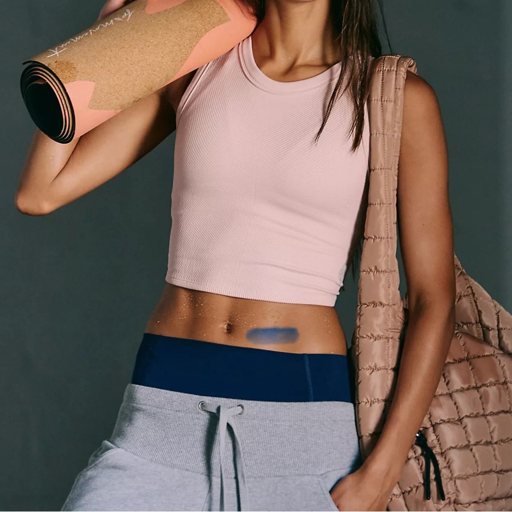 Free People Movement NWT Womens XS/S Ballet Slipper Free Throw Muscle Crop Tank